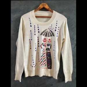 Vintage Umbrella Sweater